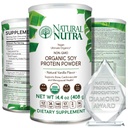 Nutra Organico Vegan Plant Base Soy Protein Source Powder, Support Midlife Transition, Supporta Bone e migliora la salute cardiovascolare, senza glutine, non OGM, senza zucchero 14.4 OZ.