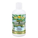 Salute dinamica Organic Aloe Vera Succo w/Micro Pulp, Non aromatizzato | Non Aggiunto Zucchero, Colore artificiale o dolcificanti, No Gluten o BPA | 32oz, 8 Serv