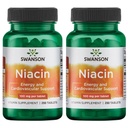 Swanson Niacin (Vitamin B3) - Integratore di vitamina che supporta la salute del cuore e il metabolismo dei carboidrati - promuove la produzione di energia naturale - (250 compresse, 100 mg NE ciascuno) (2 Confezione)