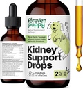 Forever Puppy Kidney Support Drops for Dogs - Cordyceps Mushroom, Astragalus, Sting Nettle Leaf Extract - Liquid Dog Vitamins and Supplements - Sugar & Alcohol-Free Tincture - 2 fl oz