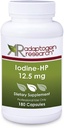 Iodio - HP 12.5 mg | High Potency Iodine Complex| Sodium Iodide Potassium Iodide | 180 capsule vegetariane | Adaptogen Research