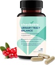 Equilibrio del tratto urinario Checkable® - Salute della vescica e Vitamine detergenti del tratto urinario per uomini e donne - 1350mg con D-Mannose e mirtillo - 60 capsule