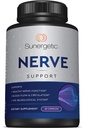 Supplemento di supporto Nerve Premium – con acido lipoico alfa (ALA) 600 mg, acetil-L-carnitina (ALC) & Benfotiamine - Formula di supporto per la circolazione sana, piedi, mani e piedi - 60 capsule