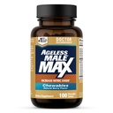 Male senza età Max Chewable Nitric Oxide Booster supplemento per gli uomini – Estratto Ashwagandha ad alta potenza per aumentare allenamenti, muscolo e prestazioni, ridurre lo stress, il sonno di supporto - 100 conte