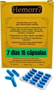 Hemorr7: 7Giorni 15 Capsule Emorroidi emorroidi erboristici Formula,Fórmula Herbal para desintossico las hemorroides Durante 7 días