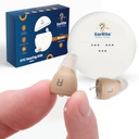 Apparecchi acustici ricaricabili OTC per anziani - Quasi invisibile e confortevole 9 livelli regolabili di Clarity Compact In-Ear Design Digital Hearing Amplificatore con Riduzione del rumore e Cassa di ricarica