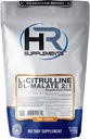 Supplementi HR L-Citrullina DL-Malate 2:1 Polvere, 500 grammi (1.1 Lbs), non aromatizzato, test di laboratorio, Scoop incluso