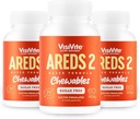 AREDS 2 Vitamine di occhio senza zucchero - Alternativa a Gummie di Lutein per gli occhi - Lutein per la salute degli occhi - Vitamine di occhio senza zucchero Premium - (Tavolette da cucina) Confezione da 3