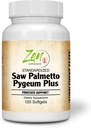 Saw Palmetto & Pygeum Plus - Integratore di supporto alla prostata per la salute del tratto urinario e della prostata Compreso l'urinazione frequente, il supporto di Beta-Sitosterol DHT Blocker per la prevenzione della perdita dei capelli 120-Softgel
