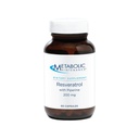Metabolic Manutenzione Resveratrolo con Piperina - Trans Resveratrolo Supplemento Capsule per Antiossidante + Supporto cardiovascolare, Nessun Filler, 200 mg Trans-Resveratrolo Per Dose - 60 capsule