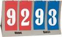 Champion Sports FAS4 Flip A Score Tabletop Scorer, 5" Numeri