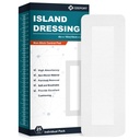 Abito da isola guarnizione 4"x10", 25 Cuscinetto non standard confezionato individualmente in centro con bordo adesivo, Comodo e altamente assorbente Grado medico Cuscinetto per la cura dei tessuti e Primo soccorso