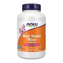 NOW integratori, riso rosso lievito 600 mg, fatto con riso rosso lievito biologico, 240 capsule di veg