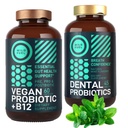 Vegan Probiotic Plus B12 e Oral Probiotic Mint potenziato Probiotic Bundle