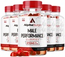 LIVORKA Alpha Surge for Men - Alpha Surge Gummies per Maschio, Alfa Surge Gummies 1050mg, Alpha Surge XL Gummie, Alphasurge Gummies, Alfa Surge Gummies, Alpha Sugre Maschio, 300 Gummies per 5 Mesi