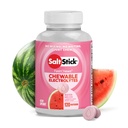 SaltStick Electrolyte FastChews - 120 elettroliti anguria - Compresse di sale per la corsa e l'idratazione, elettroliti - 120 conte