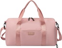 Borsa Gym per le donne con scorcio e tasca bagnata | Duffle leggero durevole con citazione motivazionale e disegni grafici | Grande per esercizi e pernottamenti | Rose