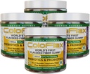 Fibra di lino organico + Probiotici Gummies | Rilievo di costipazione e regolarità senza la gruccia per adulti, Soluble & Insoluble Triple-Fiber Vegan Gummies - 120 Serve