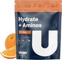 UCAN Hydrate + Aminoacidi, Arancione 20 Serving Bag, Keto, Elettrolita senza zucchero + Recupero del muscolo, Elettroliti essenziali + EAAs & BCAAs, Non-GMO, Vegan, per Runner, Gym-Goers, Atleti di performance