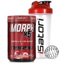 iSatori Morph Xtreme Intense Pre Workout - Bombsicle (20 Serve) Classic Blender Bottiglia (bottiglia di cavi con top rosso)