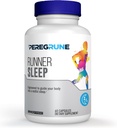 Supplemento di sonno per i corridori con L-Teanina, GABA, Magnesio, Melatonina e erbe naturali | Riposo, Recupero e Rilassamento | 60 capsule
