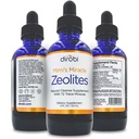 Mimi's Miracle Zeolites: Heavy Metal Detox Zeolite Supplement Drops with 70 Trace Minerals for Adults & Kids - Supports Cell Restoration, Immune & Digestive Tract Health (4 oz Bottiglia, 60 giorni di alimentazione)