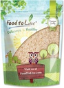 Cibo per vivere - Whole Psyllium Husks, 12 once - Pure Psyllium Husk Flakes, Unflavored, Keto, Vegan, Bulk. Grande fonte di solubile, fibra insolubile