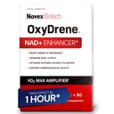 Novex Biotech Oxydrene NAD+ Enhancer - Supplemento naturale Promuovere il metabolismo e il supporto cardiovascolare per gli uomini e le donne - (60 capsule)