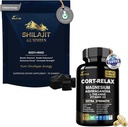 Shilajit Ashwagandha Gummies & Magnesio Supplemento calma Duo