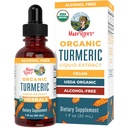 MaryRuth Organic Turmeric Organic Liquid Extract | Sugar Free | USDA Organic | Organic Turmeric Supplement | Non-GMO | Gluten Free | Vegan | Alcohol-Free Tincture | 1 Fl Oz