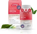 CATALO Iron Supplemento per le donne con foglie di curry organico - Gentle, Alto assorbimento, Vegetariano-Friendly, Stomach-Easy Formula - 60 compresse