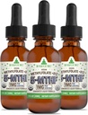 RawGuru Methylfolate 1mg+ Vitamin B12 - Organic Vegan Methylated B12 with Trace Minerals - Nano-Processed & Enhanced Liquid Formula - 300 Serve di Vegan Drops per 30 ml, Confezione da 3