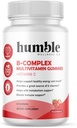 B-Complex Multivitamin Gummies + Vitamina C: Vitamina B12, B7, B6, B3, B5, B9. Support Energy and Mood, Supporto Metabolismo, Supporto Immune, Gluten Free, Non OGM, Vegan, 30 Servings