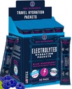 KEY NUTRIENTs Electrolytes Powder Packets - Delicious Blue Raspberry 40 Pack Hydration Packets - Polvere di idratazione di viaggio - No Sugar, No Calories, Gluten Free - Made in USA
