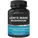 Organic Lions Mane Mushroom Capsule - 1800mg Lion's Mane Mushroom Supplemento Cresciuto negli Stati Uniti - Nootropic Brain Supplement and Immune Support - Lions Mane Extract Powder - 90 Veggie Caps