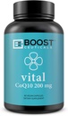 CoQ10 200mg | Coq10 ad alto assorbimento con bioperina | Pure CoQ10 Vegan Non OGM | No Stearates No Gluten | 60 200 mg capsule
