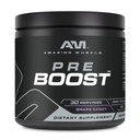 Incredibile Muscolo Pre Boost | 30 Serve | 324 Grammi Polvere | Pre Workout Supplemento | Made in USA (30 Serve, Natural Grape Candy)