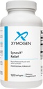 XYMOGEN SynovX Relief - Integratore di supporto congiunto con Boswellia Serrata Extract + Turmeric - Integratori di sollievo muscolare e articolare - Vegan, Gluten Free e Non OGM (120 Softgels)