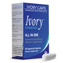 Avorio Caps Avorio completo ALL-IN-ONE Advanced Glutathione/Vitamin C Supplemento con acido lipoico alfa, estratto di Bearberry e Estratto di tè verde