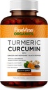 Curcumina di curcuma con BioPerine Pepe Nero e Ginger - Made in USA - 120 capsule vegetariane per l'assorbimento avanzato, Joints Support