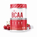 Complesso avanzato di aminoacidi BCAA, Ciliegia Selvatica, Supporta il recupero del muscolo, Idratazione e crescita, 5g BCAA, 3g Glutamina, 13 oz Tub (30 porzioni)