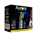 Aurora Nutrascience Micro-Pack Liposomal exoFlex+ con vitamina C, Supporta la flessibilità e la funzione comuni, BiovaFlex Eggshell Membrane, Curcumin & Boswellia, Strwaberry Flavor, 30 Packets