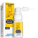 NAVEH PHARMA® Itchy Ears Remedy Ear Cleaning and Itch Relief | Tratta tutte le cause di Ear Itchiness | Jet Spray per Eczema Trattamento & Clogged Ear Relief | Ear Wax Removal & Ear Drops Wash (0.5 Fl Oz)