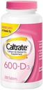 Caltrate 600+d Supplemento di calcio con compresse di vitamina D, 200 Ea (Pack of 3)