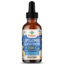 2000MG Glutathione Liquido Liposomico, 98% Assorbimento, Formula attiva L-Glutathione Supplemento, Vegan Friendly, Potente Complesso Antiossidante per Sistema Immune, Difesa Invecchiante, Detox, 2 FL.OZ