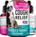 Gocce di tosse del Kennel per cani e gatti - 2oz Pet Herbal Remedy - Soother Throat - Supporto respiratorio omeopatico - Dry, Wet & Barky Pet Cough and Cat Asthma, Sinus Congestion Treatment - Made in USA