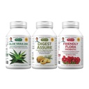 ANDREW LESSMAN Kit completo digestione – 90 capsule – 3-Product Bundle: 30 capsule Ogni digerente Assure, Aloe Vera-200 e Friendly Flora Probiotic, per il supporto mirato al sistema digestivo