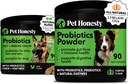 Probiotici Bundle: Probiotici per la Diarrea & Bowel Support Chews & Powder con enzimi digestivi per la salute del fegato (Duck 90 ct)