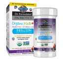 Giardino della vita Dr. Formulated Probiotics Organic Kids+ plus Vitamin C & D - Berry Cherry - Gluten, Dairy & Soy Free Immune & Digestive Health Supplement, Non Aggiunto Sugar, 30 Chewables (Shelf Stable)