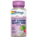 SOLARAY Tart Cherry & Celery Seed | Livelli di acido urico sano, giunto, recupero del muscolo & sostegno del sonno | 60 VegCaps